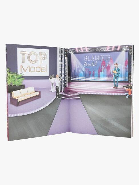 TOPModel Stickerworld Klistermærkebog Glamour