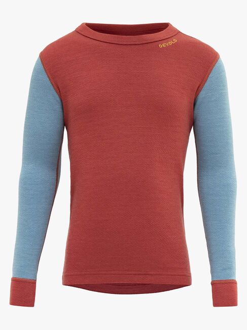 Devold EXPEDITION MERINO SILK SHIRT KID Skiundertrøje, Beauty