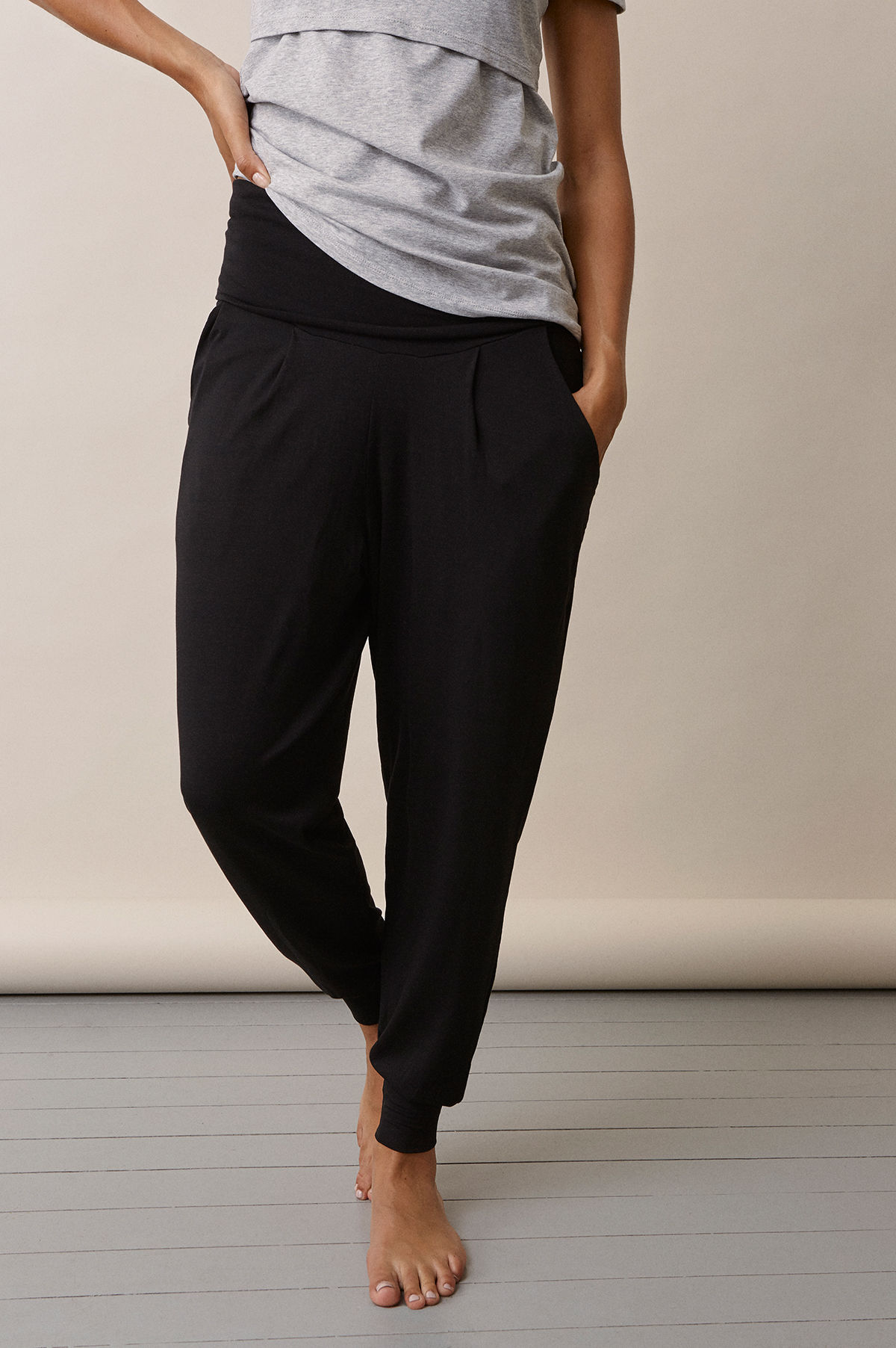 Boob Once On Never Off Easy Pants, Black XXL