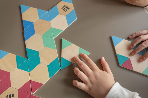 BS Toys Triangle Domino Børnespil