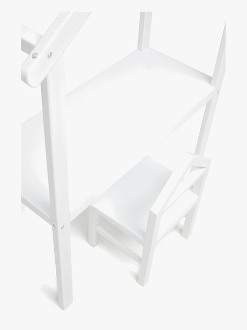 JLY  Huset Skrivebord med Stol, Hvid