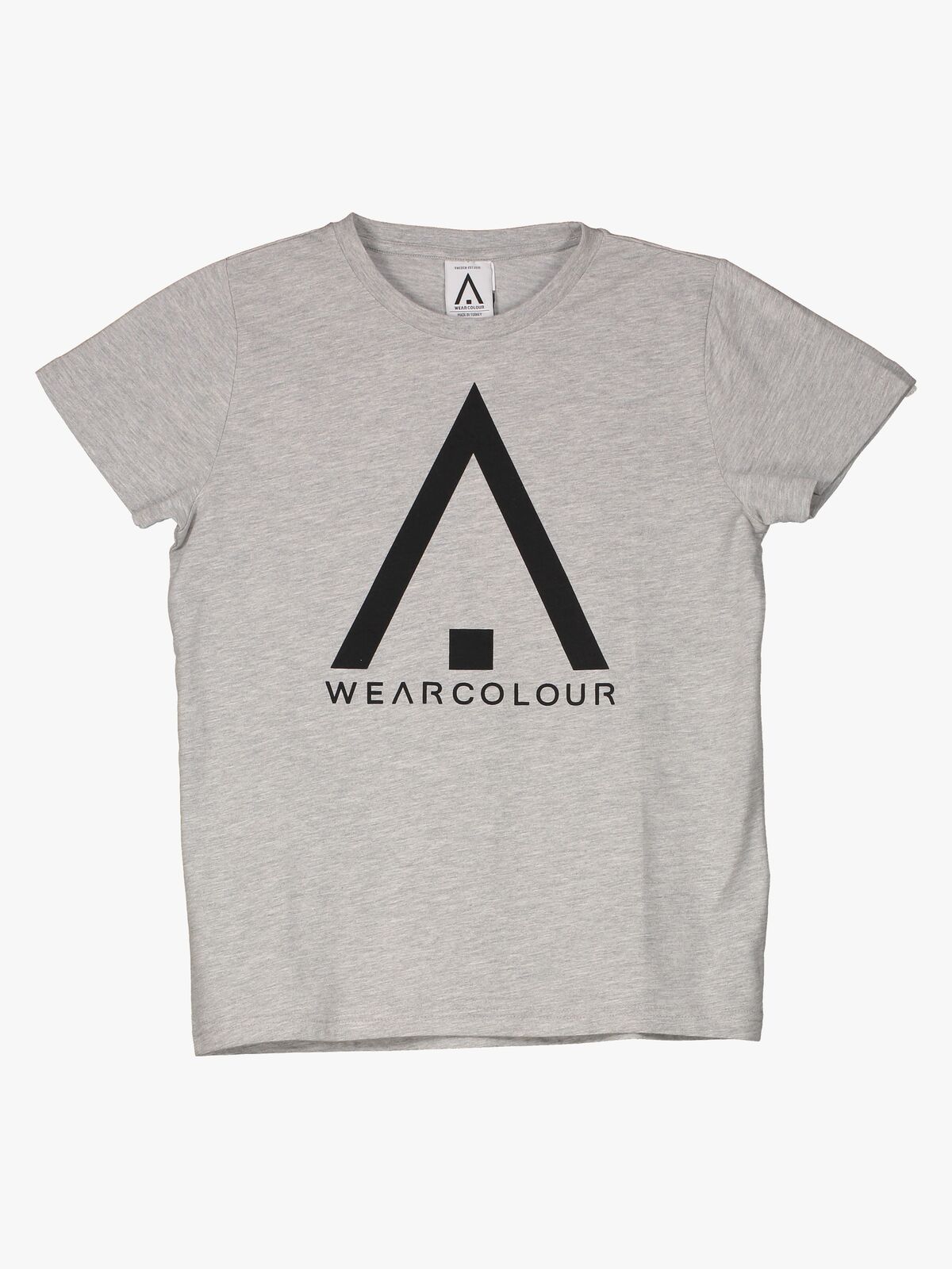 Wearcolour Patch T-Shirt, Grey Melange