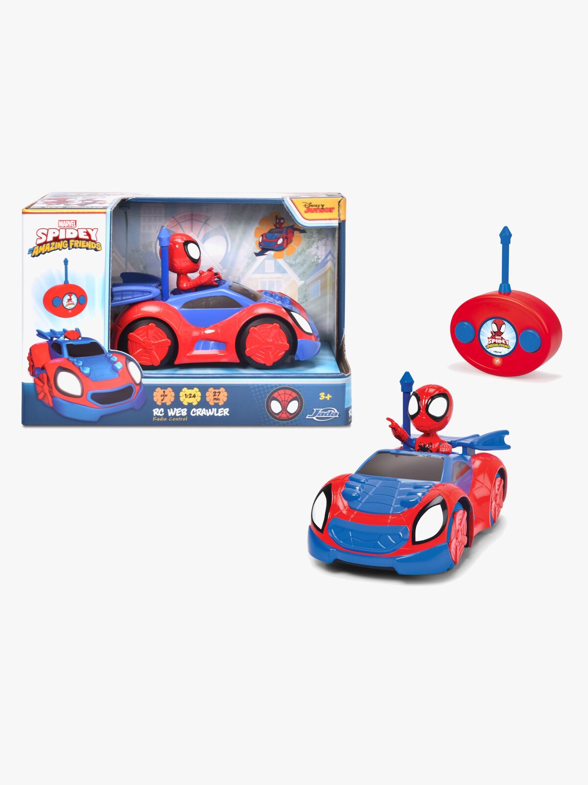 Marvel Spidey Fjernstyret Bil med Figur