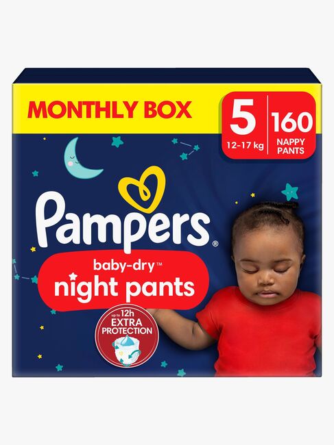 Pampers Baby Dry Night Pants Bleer Str. 5 12–17 kg 160-pak