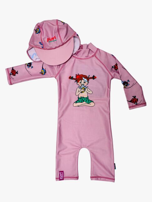 Swimpy Pippi UV-Sæt 2 Dele, Pink