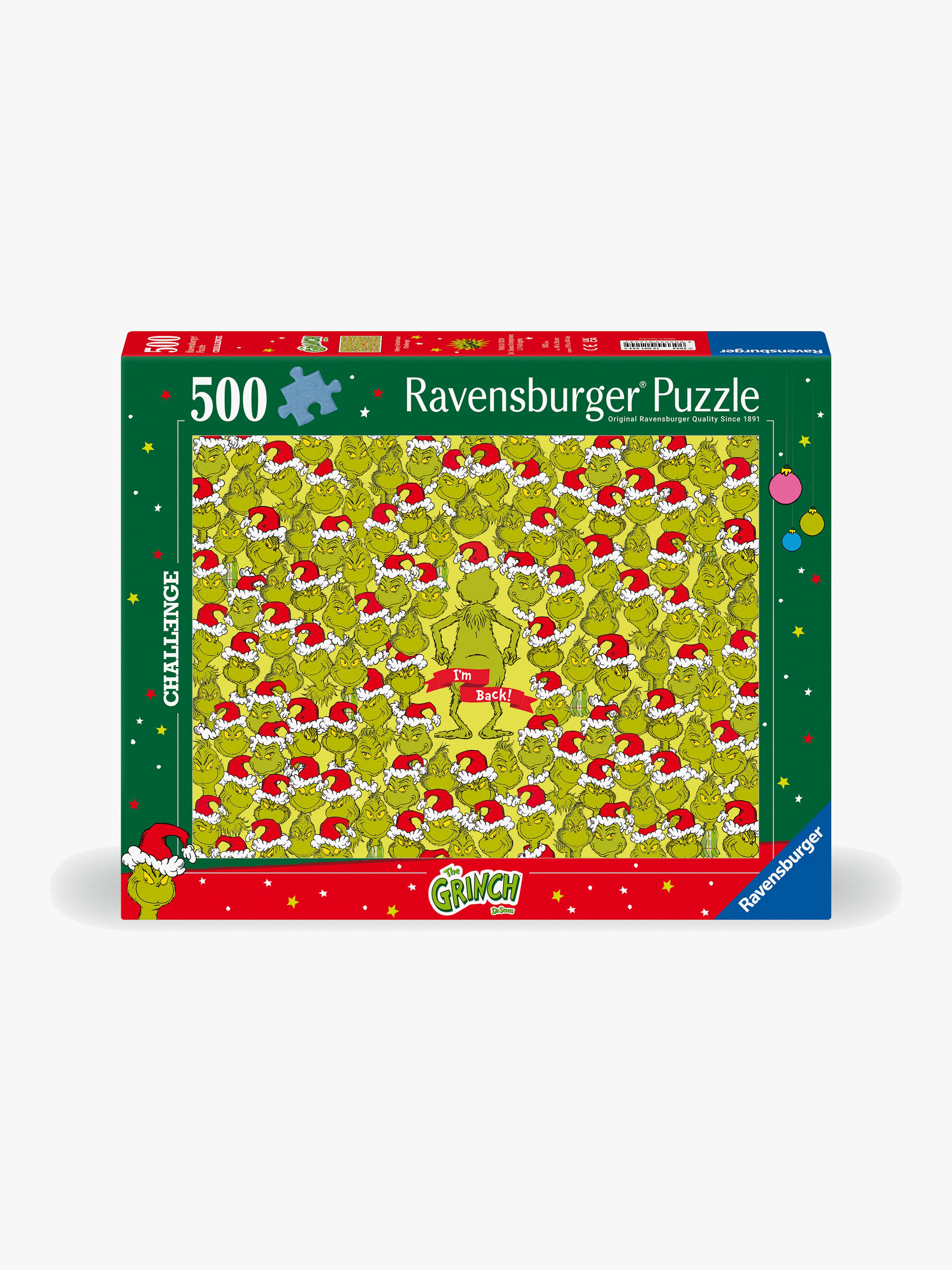Ravensburger Grinch Challenge Puslespil 500 Brikker