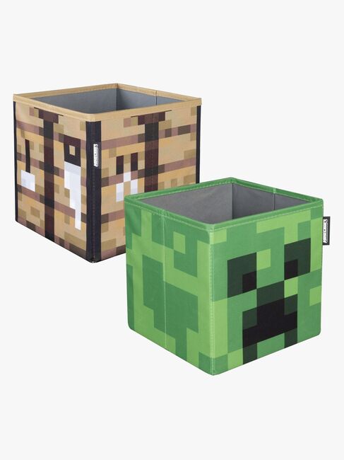 Minecraft Opbevaringskasser 2-pak