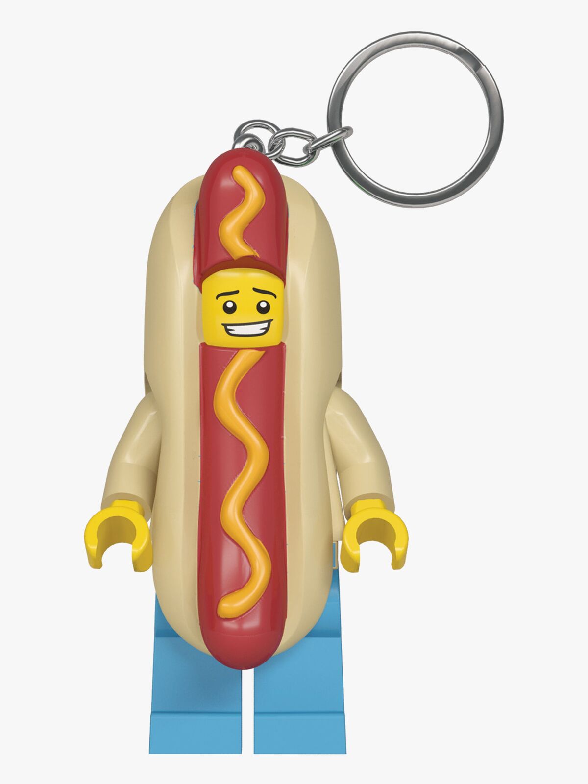 LEGO Iconic Hot Dog Man Nøglering med LED-lys