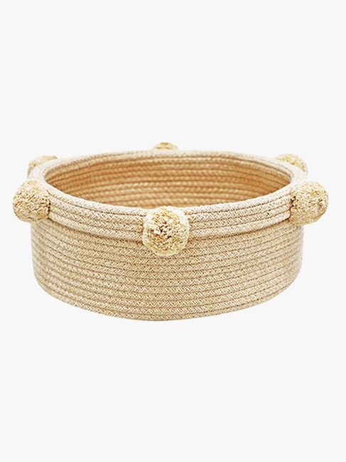 Lorena Canals Opbevaringskurv Bakke, Guldfarvet