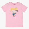 Pippi Langstrømpe X Martinex Pippi Logo T-shirt, Pink