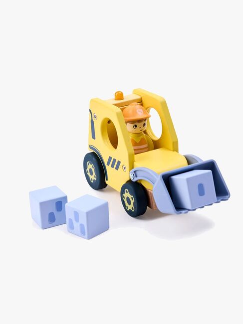Hape Eventyrbog med Legesæt The Buzzing Bulldozer