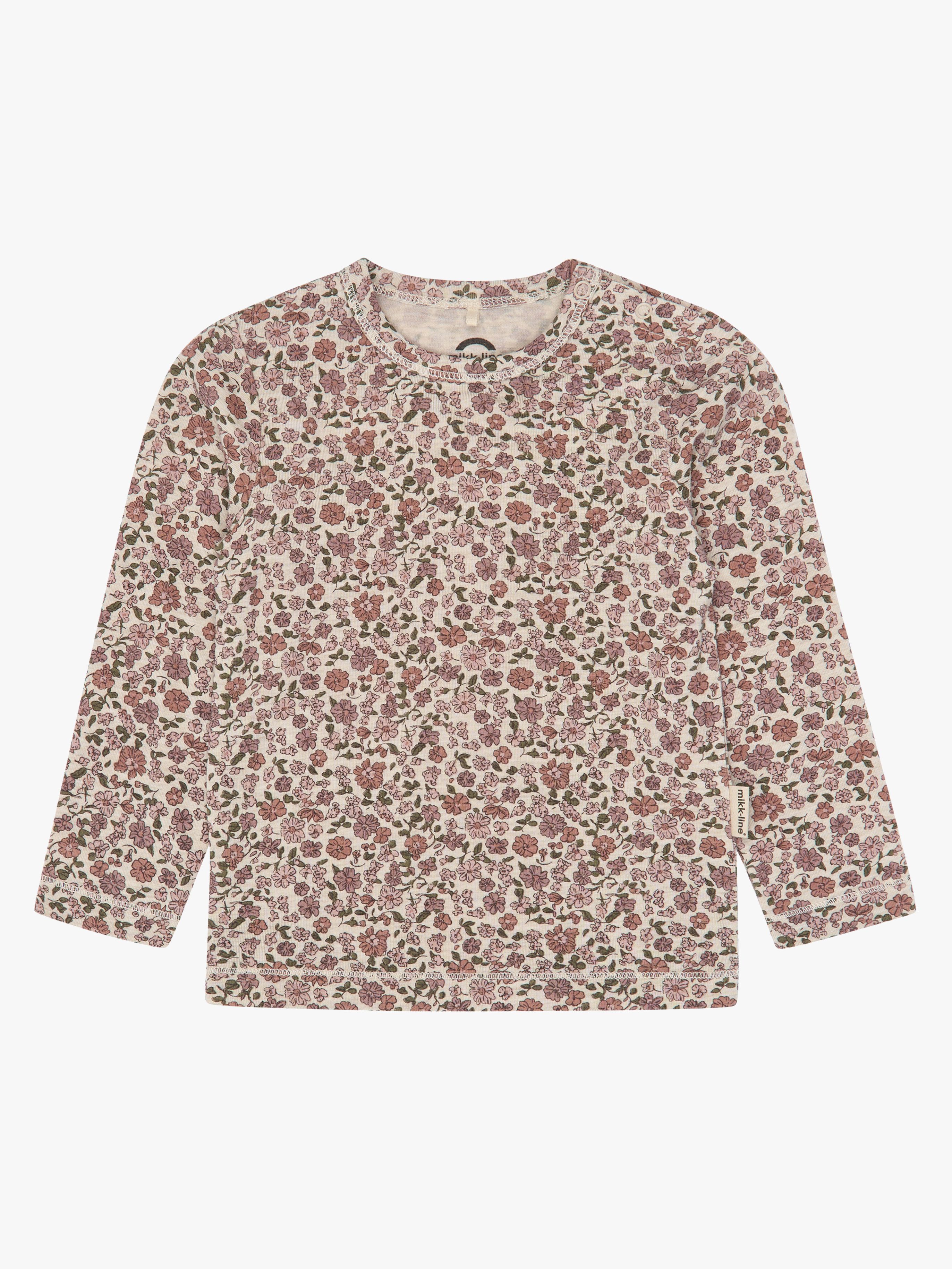 Mikk-Line Trøje Merinomix, Floral Sketch, 80