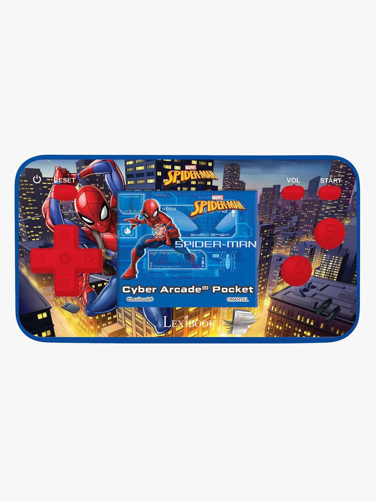 Marvel Spider-Man Cyber Arcade Pocket, 150 Games Spillekonsol