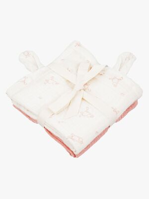 Mumitroldene Musselin Tæpper 2-pak, Pink