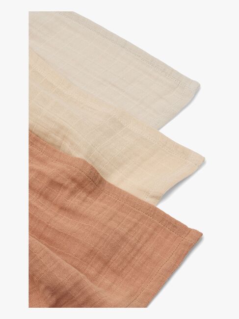 LIEWOOD Lewis Tæppe/ Stofble i Musselin 3-pak, Tuscany Rose