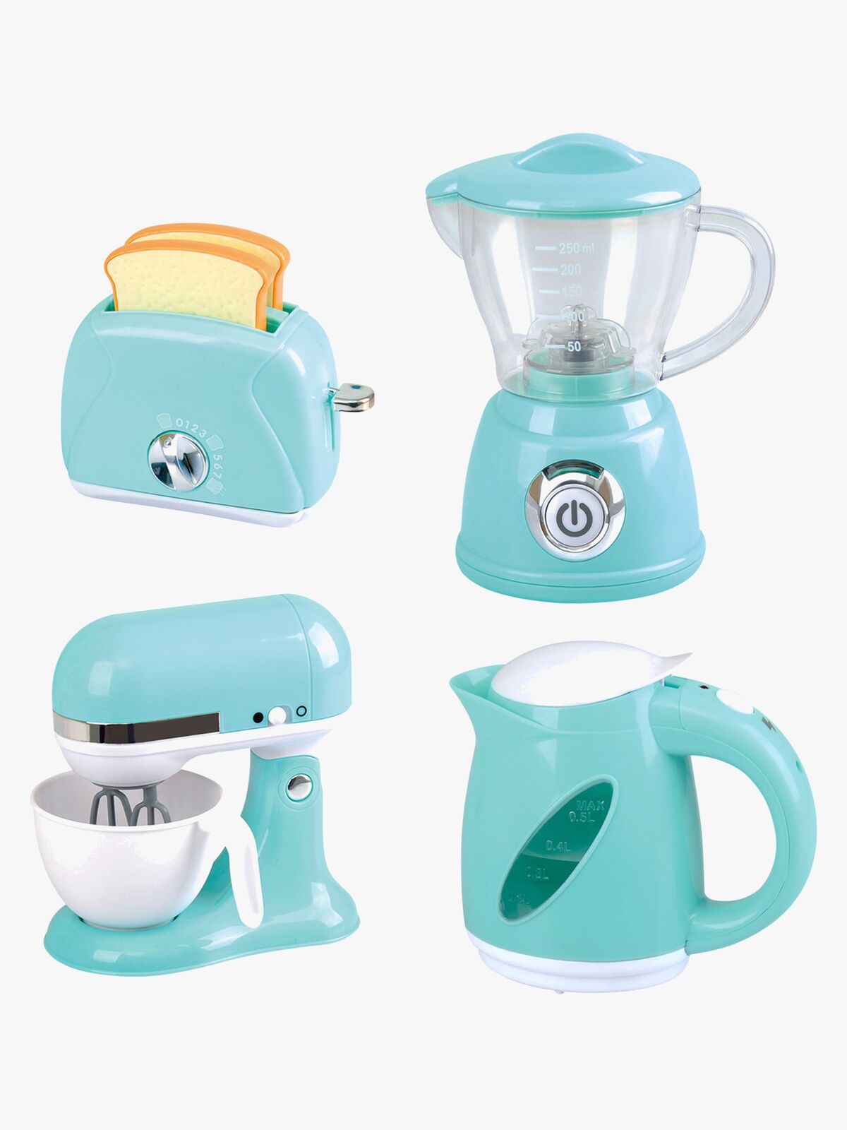 Cloudberry Castle Køkkenredskabssæt 4 Dele, Blå