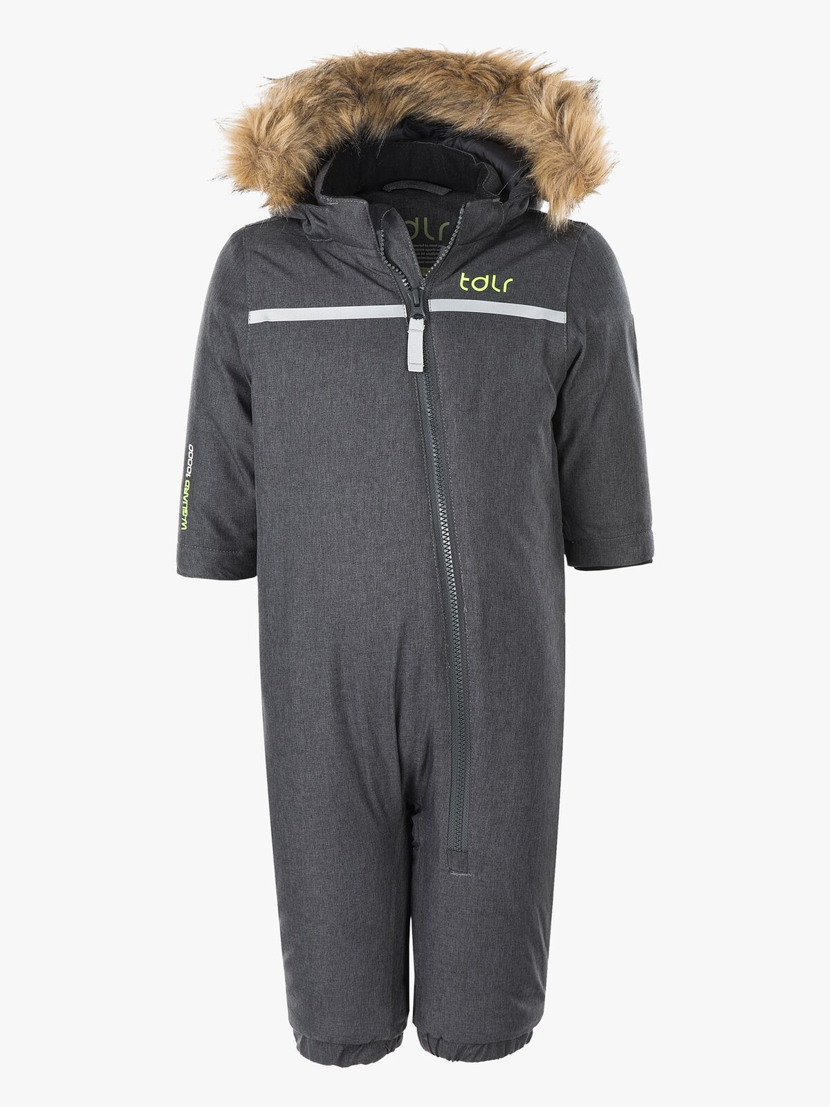 TDLR Charlie Babyflyverdragt, Dark Grey Melange