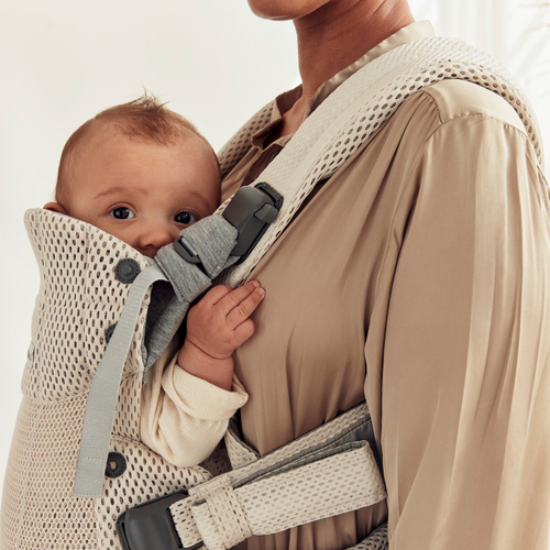 BabyBjörn Harmony Bæresele 3D Mesh, Off White