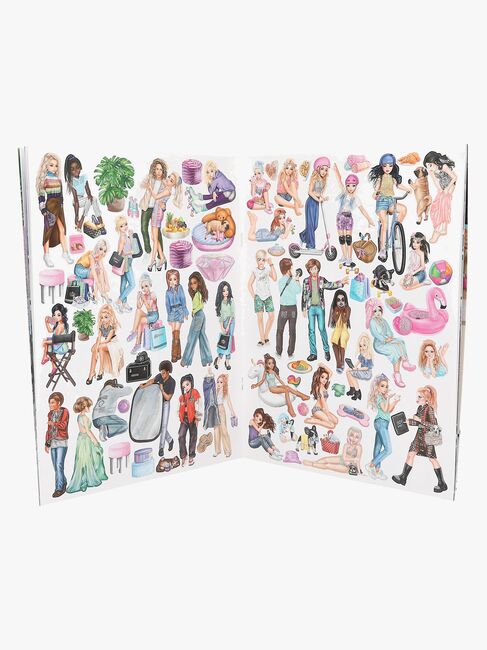 TOPModel Stickerworld Klistermærkebog