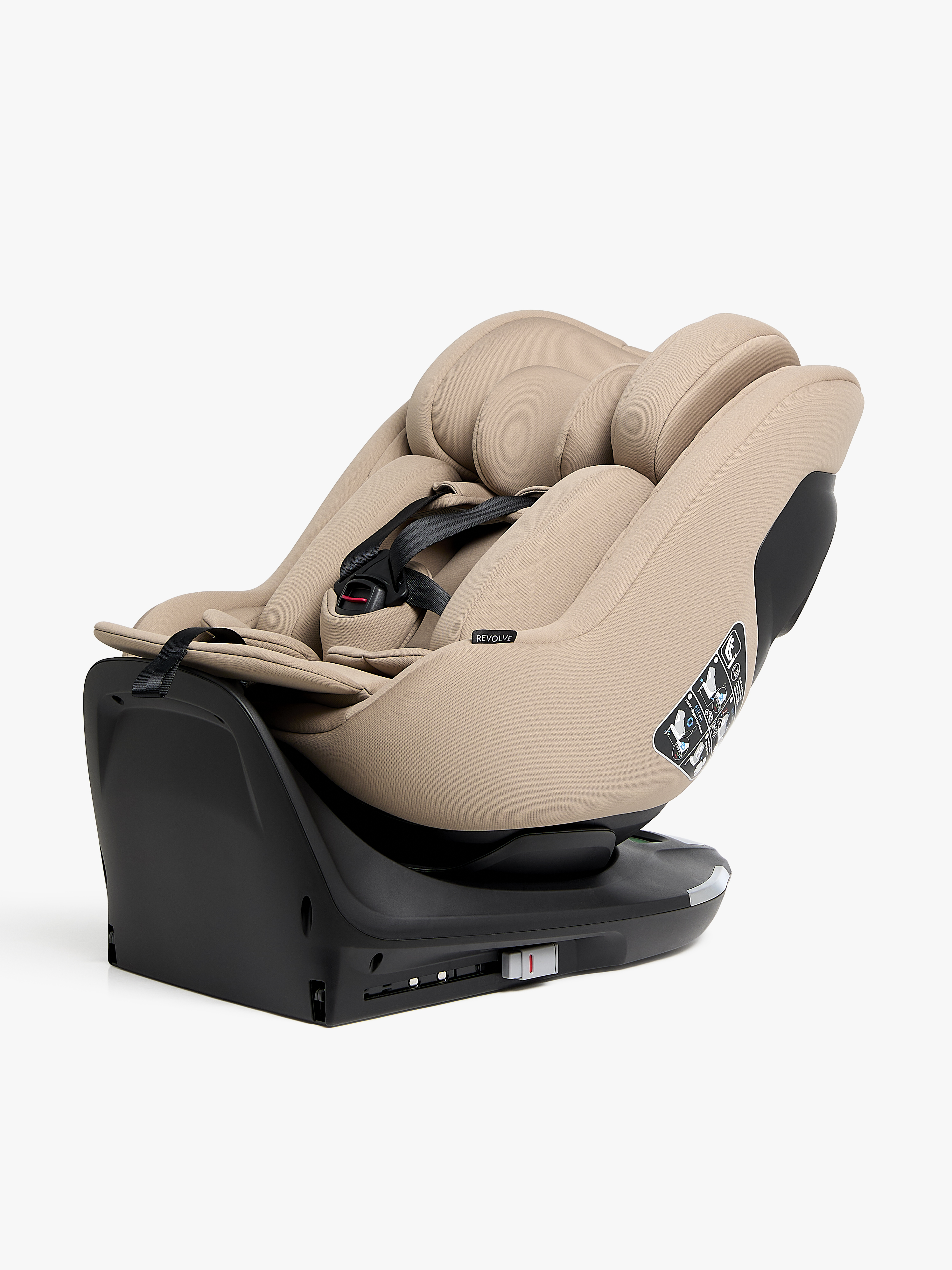 Beemoo Revolve i-Size Autostol inkl. Base, Taupe