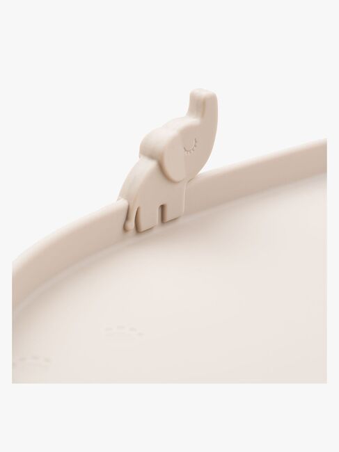 Done By Deer Elphee Dækkeserviet med Kant Silikone, Sand