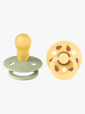 BIBS Studio Colour Ladybug Sut 2-pak Latex Str. 3, Sage