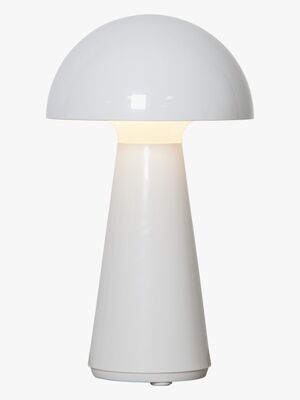 Star Trading Bordlampe Mushroom, Hvid