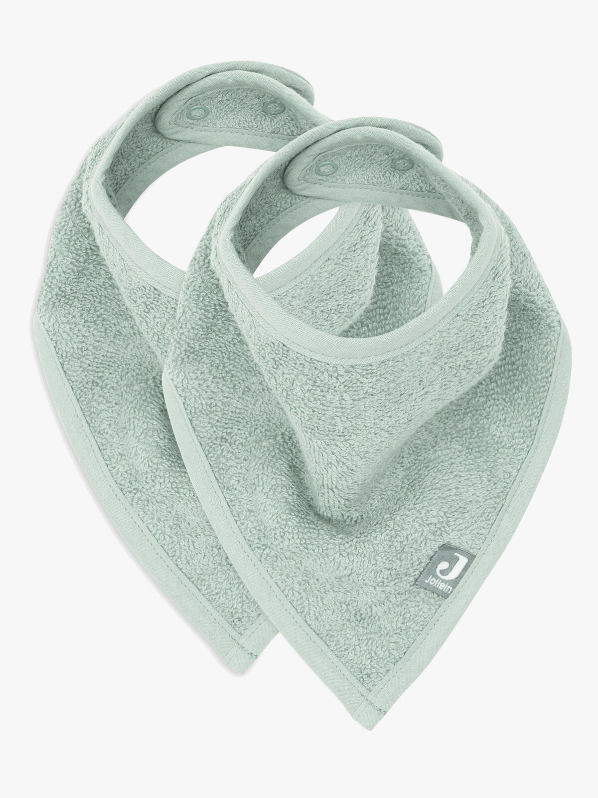 Jollein Bandana Hagesmæk 2-Pak, Ash Green