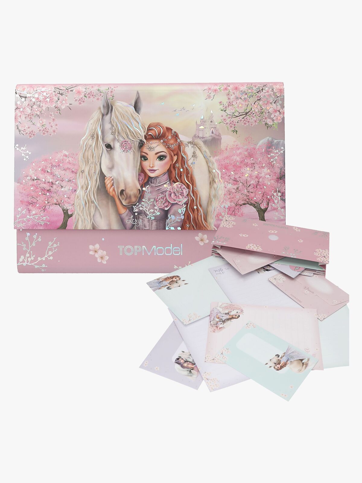 TOPModel Brevpapir i Mappe Viva Violet