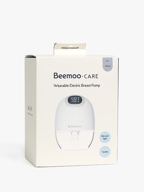 Beemoo CARE Wearable Slim Elektrisk Brystpumpe Single, White