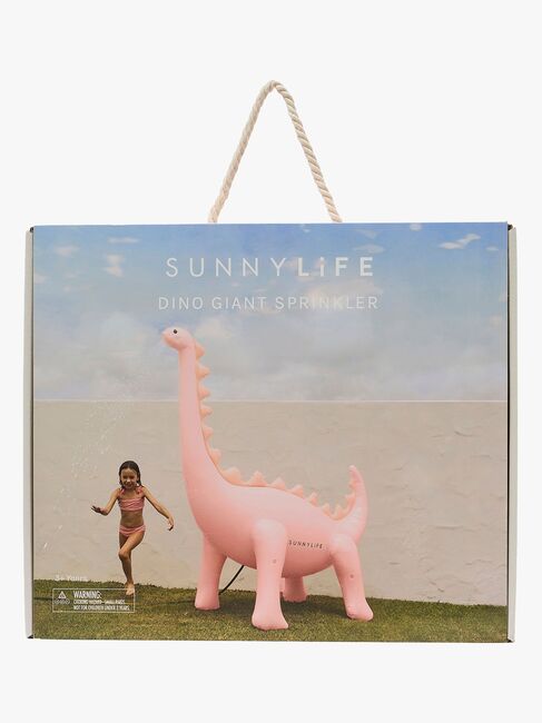 SUNNYLiFE Giant Dino  Oppustelig Sprinkler, Into the Wild Pink