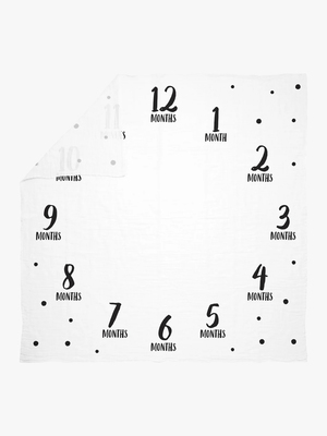 Pearhead Fototæppe Watch Me Grow, Hvid