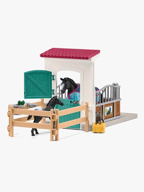 Schleich Legetøjssæt Hesteboks med Hoppe og Føl