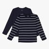 Luca & Lola Abel Langærmet T-Shirt 2-pak, Navy/Stripes