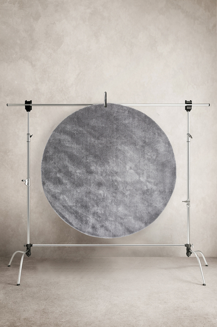 Alice & Fox Gulvtæppe Rundt 130, Grå