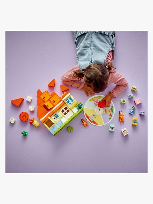 LEGO DUPLO Bluey 10459 Blueys families hus med huskespil