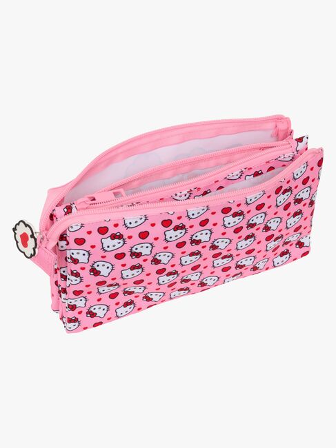 Hello Kitty Penalhus med 3 Rum, Pink