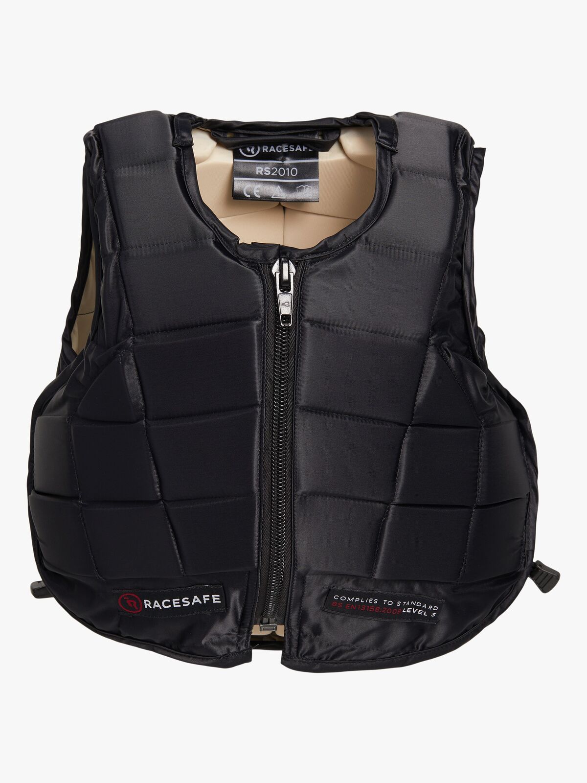Racesafe RS2010 Sikkerhedsvest Kort, Sort