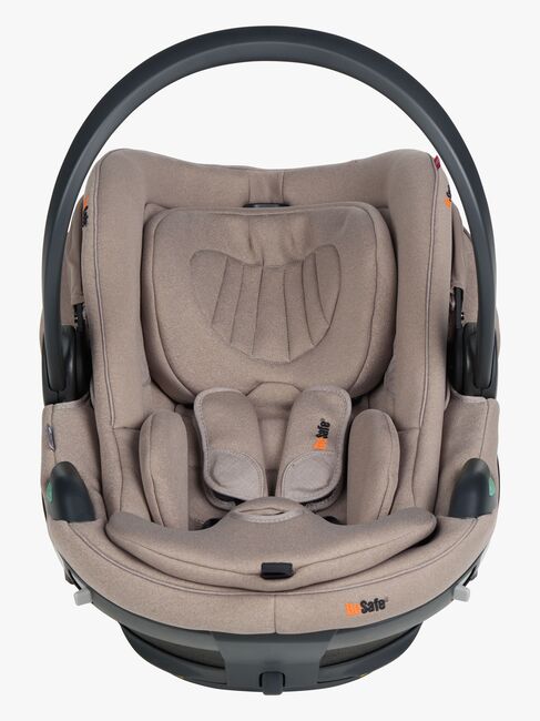 BeSafe Go Beyond 2 Autostol Baby, Dark Sand Soft Breeze