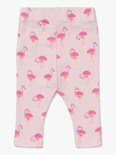 Tiny Treasure Lexi Leggings 2-pak, Pink/Flamingo