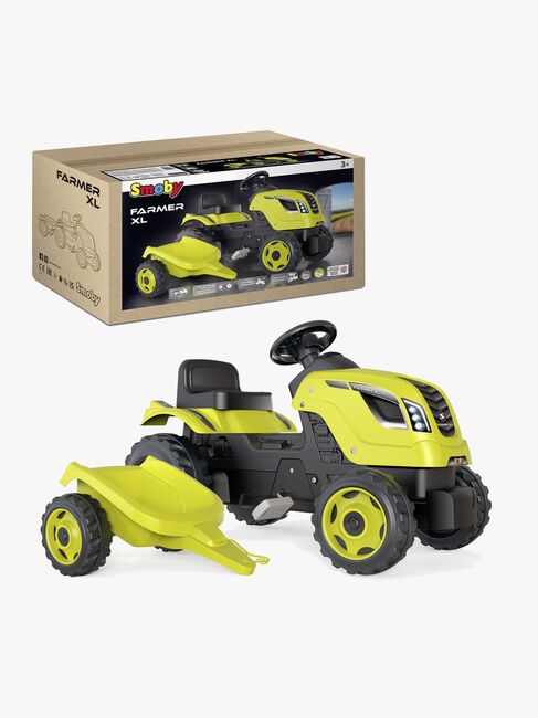 Smoby  Farmer Traktor XL + Trailer, Grøn