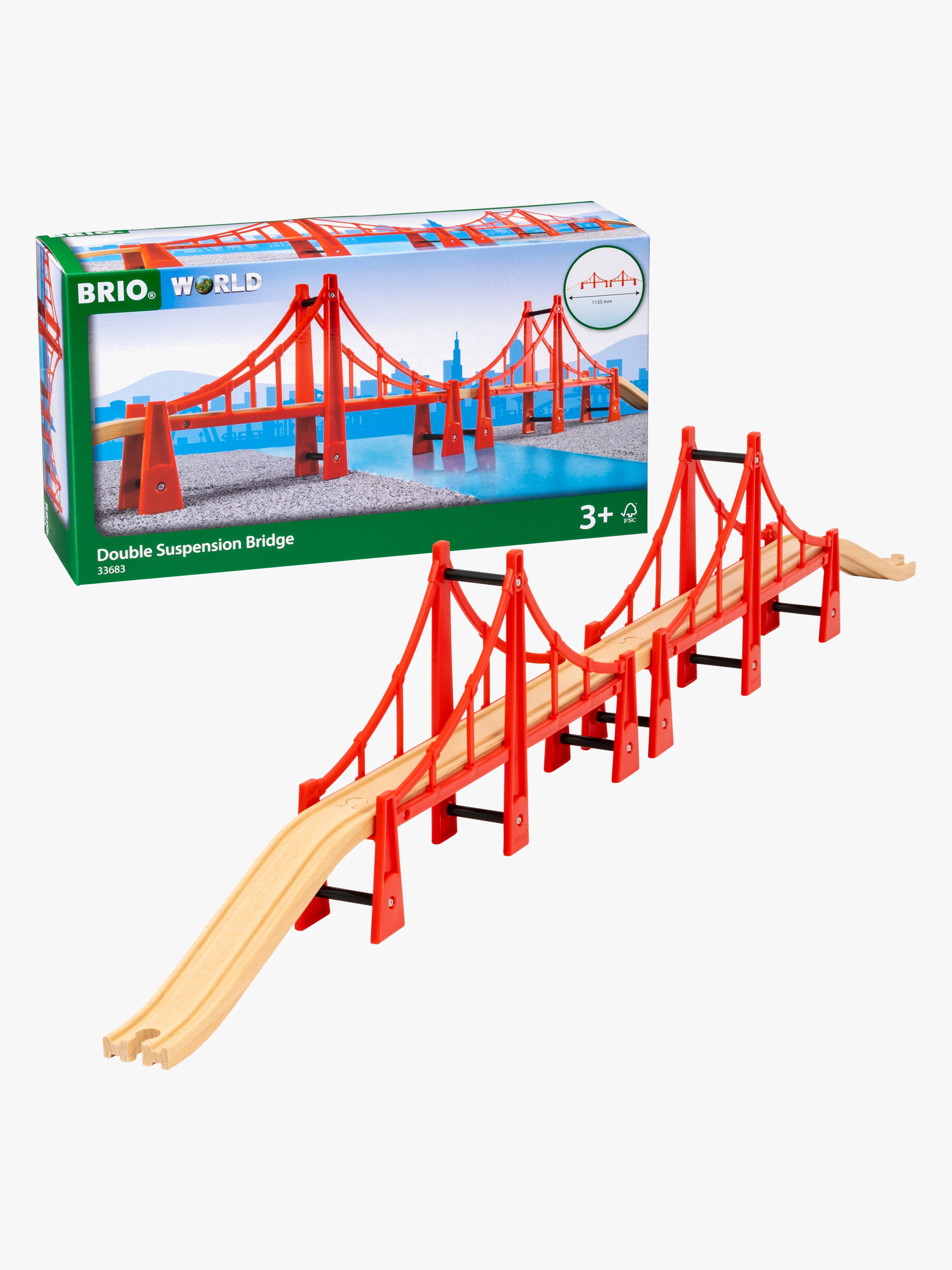 BRIO World 33683 Dobbelt Hængebro