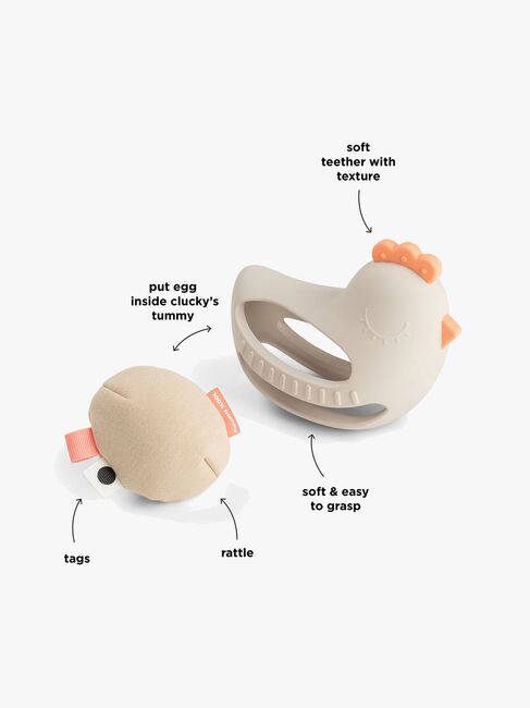 Done By Deer Aktivitetslegetøj, Sandfarvet