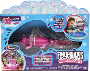 Fingerlings Legesæt Axolotl med Pool Magenta Glitter