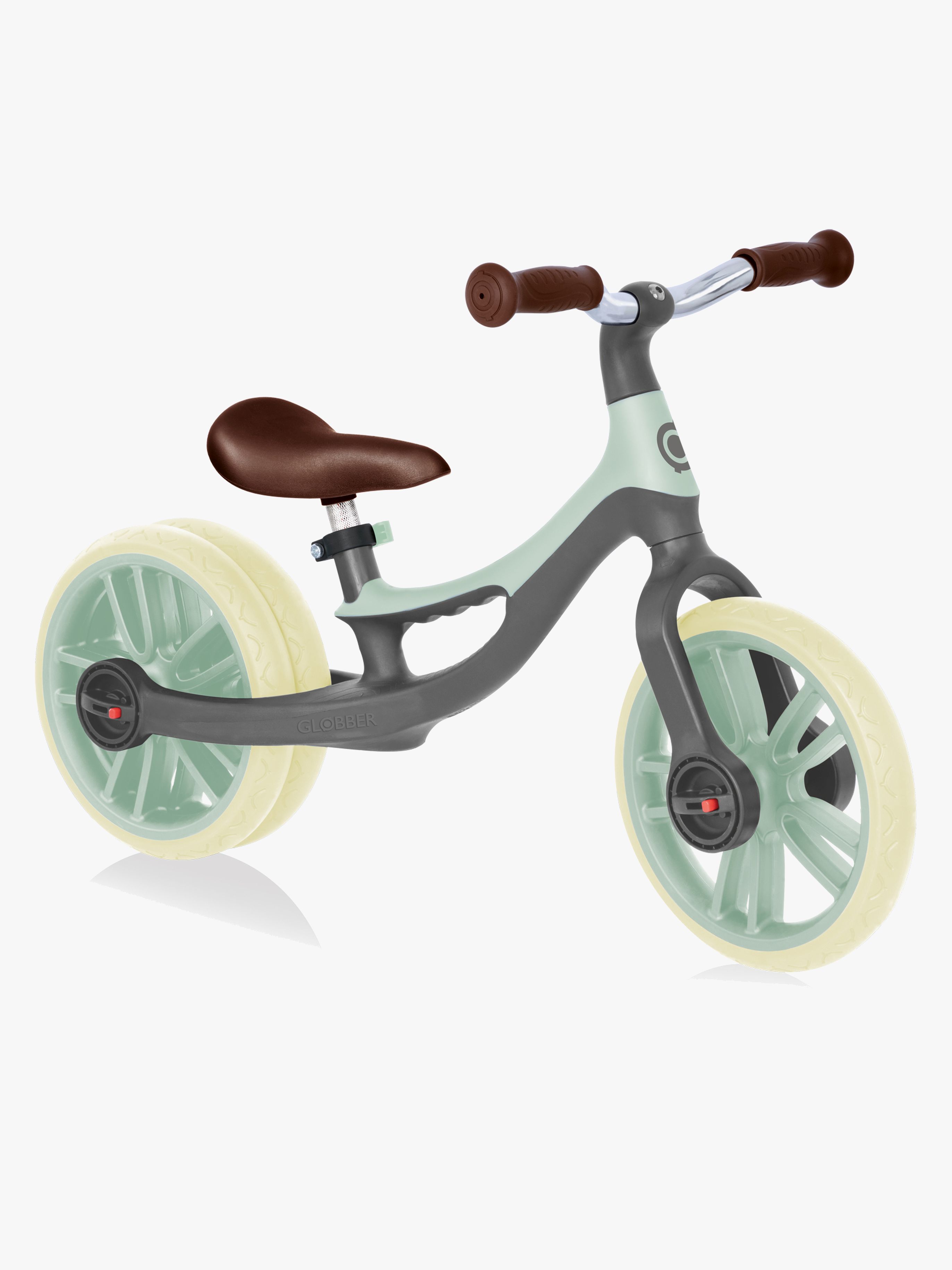Globber Go Bike Elite Duo Løbecykel, Grå