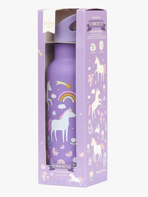 A Little Lovely Company Stainless steel XL Drikkedunk, Unicorn Dreams