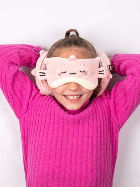 Relaxeazzz Plys Adoramals Rejsepude Og Øjenmaske, Puff Kuglefisken CUSHMask-354-4817_4a.jpg