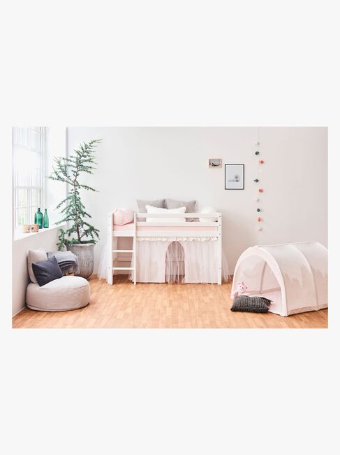 Hoppekids ECO Dream Halvhøj Seng 70x160, Hvid