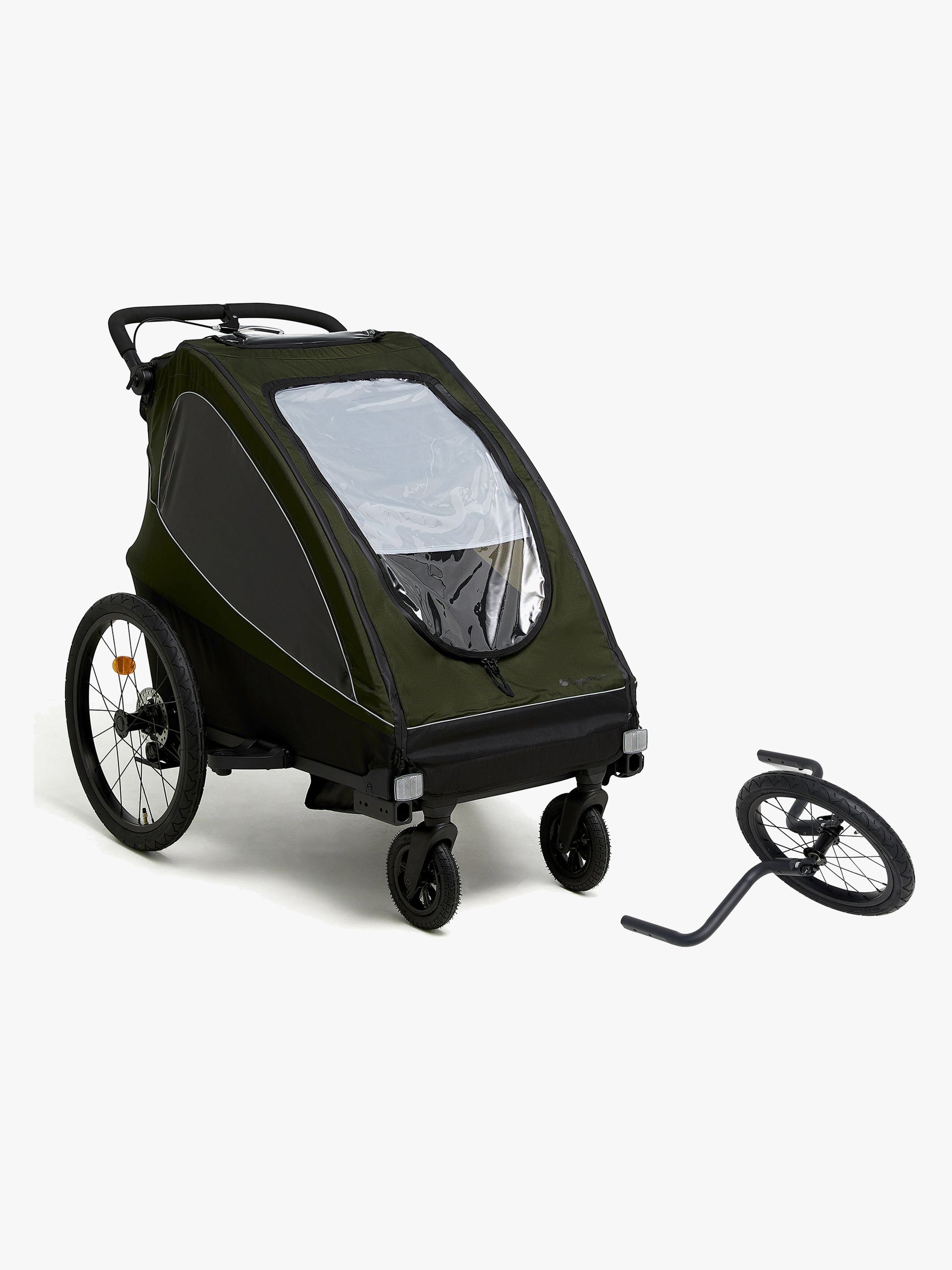 Beemoo Activity Sport Cykelanhænger inkl. Løbesæt, Green