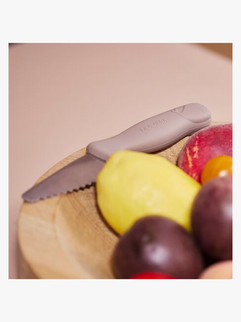 FILIBABBA Knivsæt til Børn 2-pak, Warm Grey/Rose